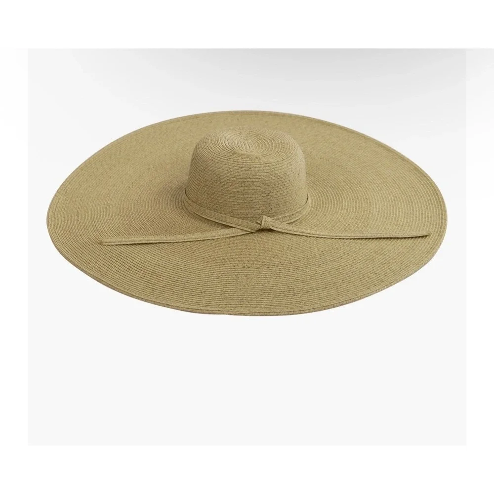 San Diego Hat Co Wide‎ Brim Straw Sun Hat Floppy Beach Vacation Boho OS